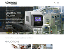 Tablet Screenshot of fortresstechnology.com